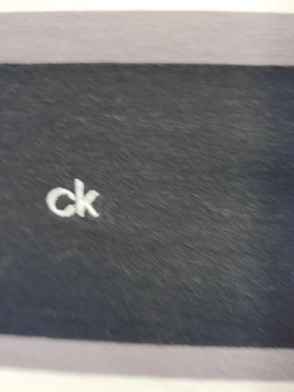 Calvin Klein CK Slim Fit Polo Shirt Men L White Striped 100% Cotton - Picture 11 of 15